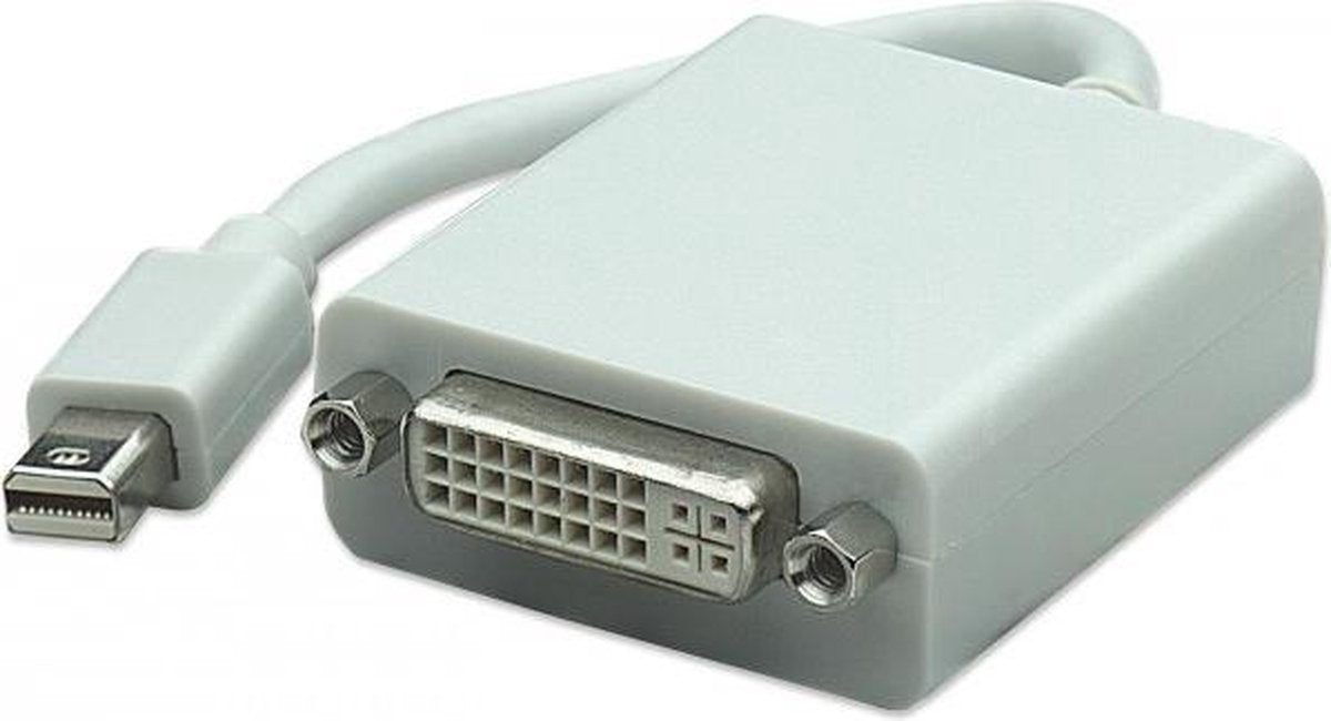 Techly Mini DisplayPort - DVI-I M/F Wit