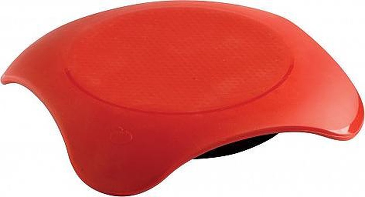 Mastrad - Magma Microwaveable Hot Plate - Warmhoudplaat - 21cm - rood