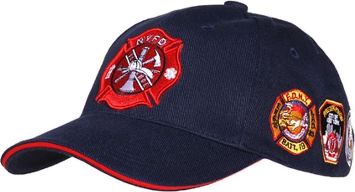 Baseball cap NYFD donkerblauw