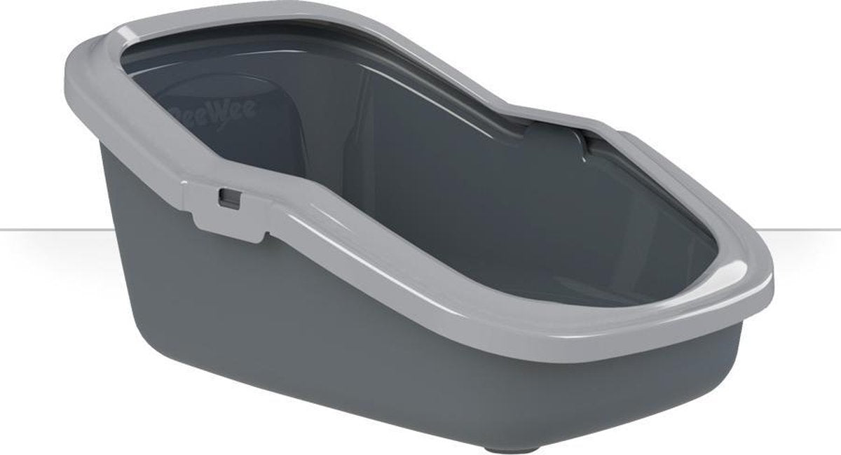 PeeWee EcoMinor Kattenbak Grijs/Antraciet - 56 x 39 x 27.5cm