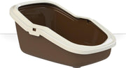 PeeWee EcoMinor Kattenbak Bruin/Ivoor - 56 x 39 x 27.5cm