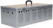 Natural Duivenmand in aluminium 8d 46X31X46CM