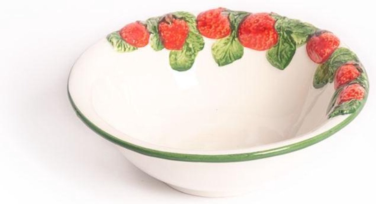 Schaaltje aardbeien Ø 18 cm | FR607 | Piccobella