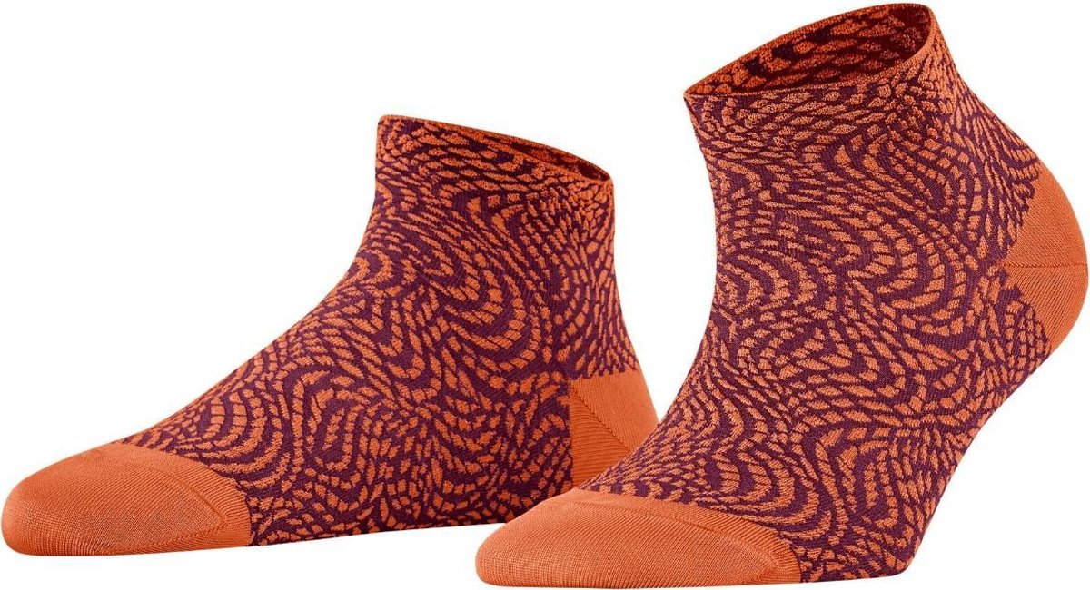 FALKE Aesthetic Wave Sneakersokje Dames 46391 - Rood 8150 fire Dames - 35-38