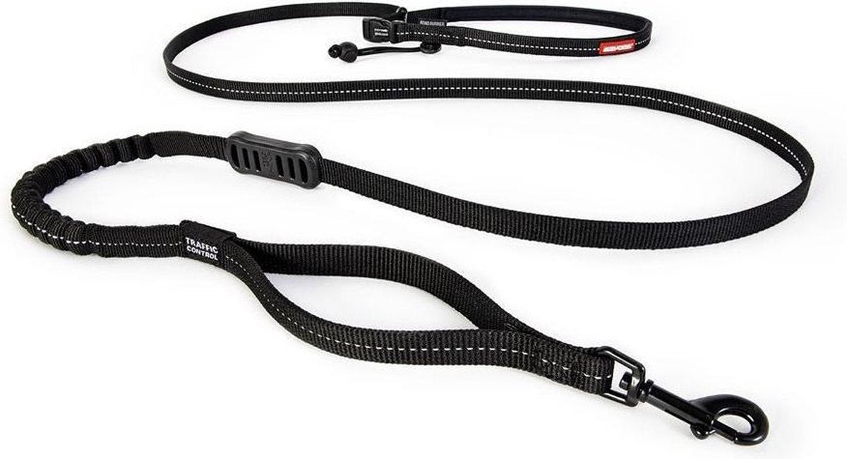 Road Runner LITE Riem - Hardloop hondenriem-Zwart-82"