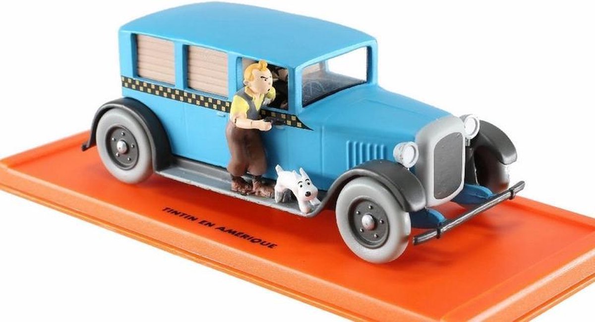 Taxi 1929 Kuifje in Amerika – Atlas 1:43 - Modelauto - Schaalmodel - Miniatuurauto - Model auto