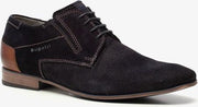 Bugatti suede heren veterschoenen - Blauw - Maat 40