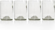 Rebottled Tumbler 4-Pack Drinkglazen - Duurzaam - Transparant - 4 stuks - 330 ml