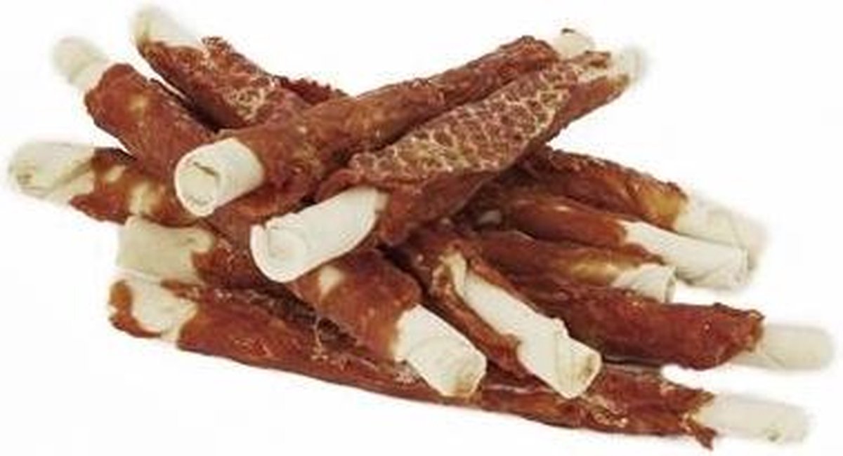 I am duck twist 13 cm 400 gr - knauwsnack hond