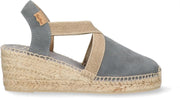 Toni Pons Tona Dames Espadrilles - Grijs - Maat 38