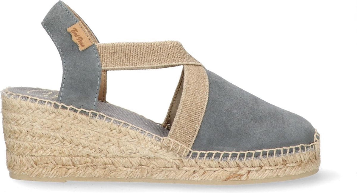 Toni Pons Tona Dames Espadrilles - Grijs - Maat 38