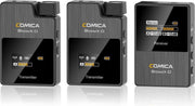 Comica BoomX-D D2 draadloze microfoon-set met 2 zender en ontvanger voor camera en smartphone