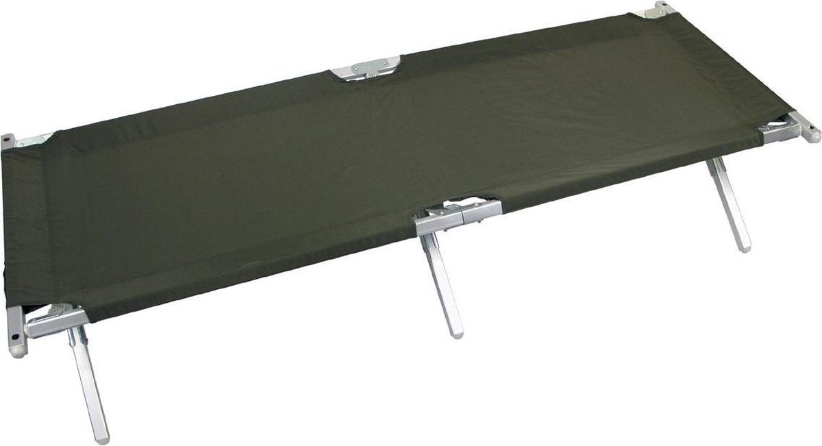 US Army veldbed met draagtas aluminium 197x69x43 cm