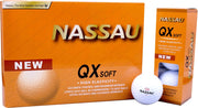 Nassau QX Soft - Golfballen - 12 stuks - Wit