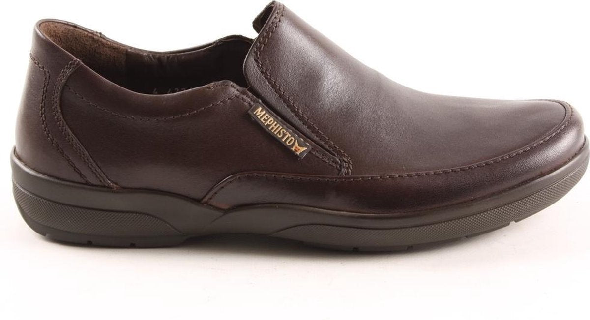 Heren Instappers & Mocassins Mephisto Adelio Dark Brown Donkerbruin - Maat 7