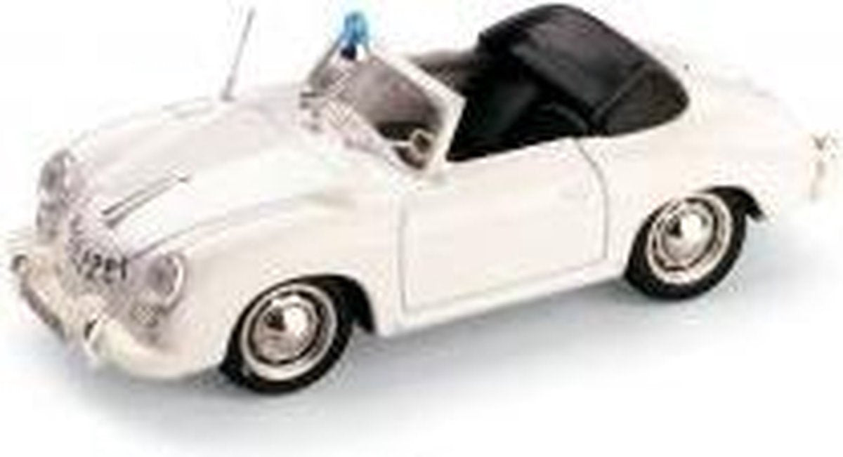 Porsche 356 Spider Open Police Svizzera 1952 White
