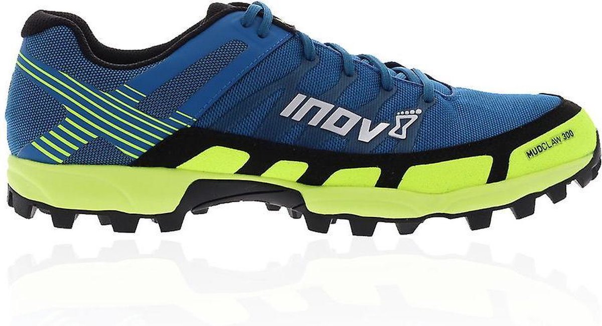 Inov-8 Mudclaw 300 Trailrunschoen Blue/Yellow Unisex Precision Fit