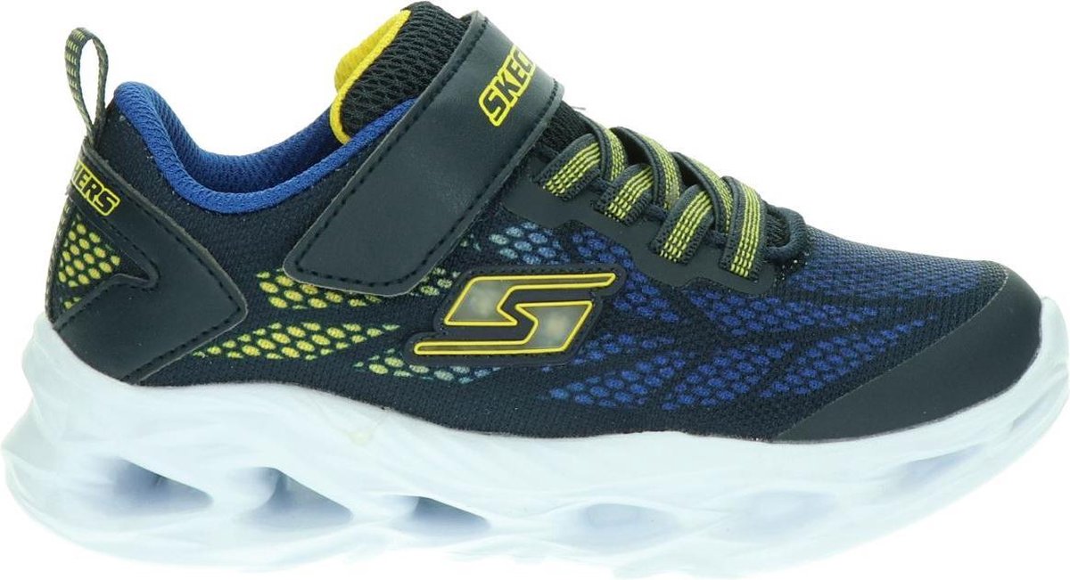 Skechers Vortex Flash Jongens Sneakers - Blauw - Maat 34