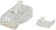 ROLINE modulair Cat. 6 RJ45 connector voor UTP massief kabel 10 St.