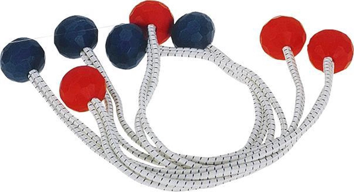 zeil bevestigers met plastic balletjes lengte 40 cm 4 stuks