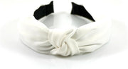 Haarband - Diadeem - Witte kleur - effen - dameshaarband - silk look - Haarbanden zijn weer helemaal hot! Zo geef jij je look heel eenvoudig net dat beetje extra.