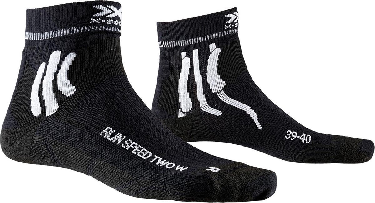 X-Socks Sportsokken - Maat 39/40 - Vrouwen - zwart/wit