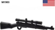 G35 - 10x Amerikaanse Springfield M1903 - WW2 Bouwstenen - Lego fit - WW2 - Soldaten - Militair - Tank - Army - Bouwstenen - Wapens - Geweren - Brick - Tweede Wereld Oorlog - Mini-figures - Leger - Duits - Navy Seals