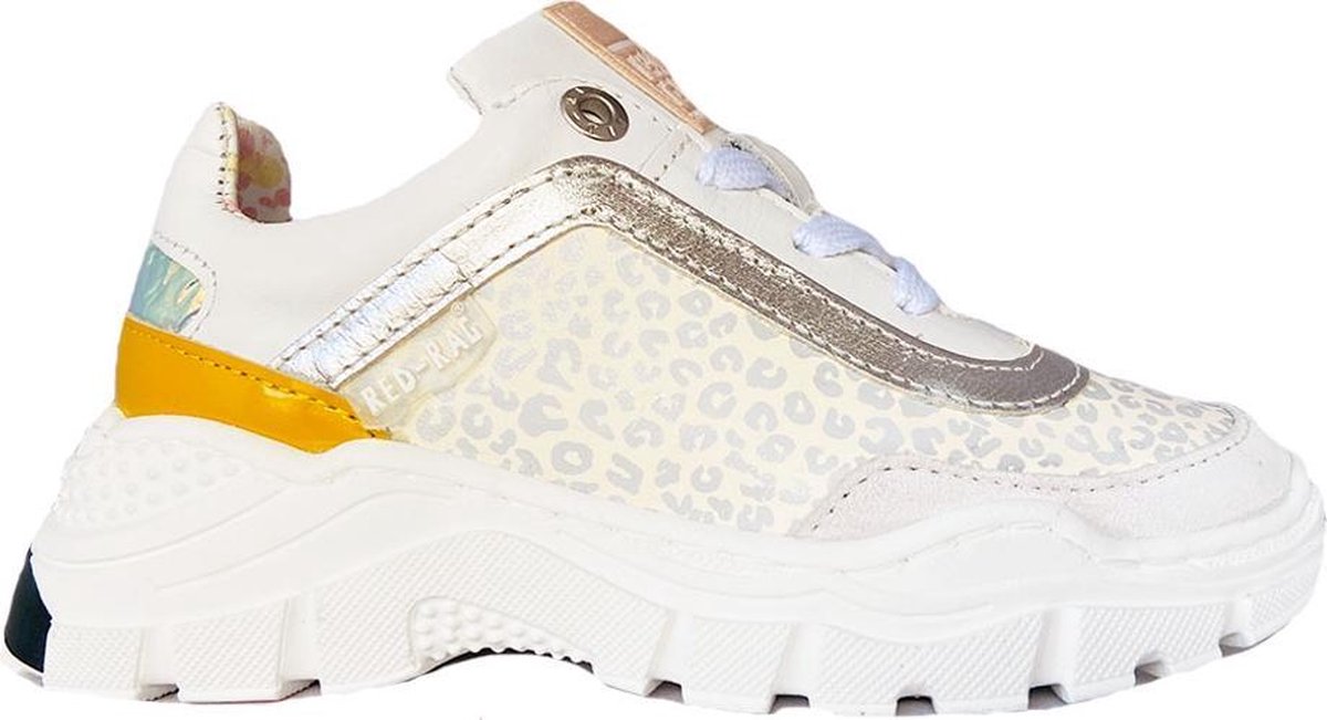 Red Rag 13266 - Kinderen MeisjesLage schoenen - Kleur: Wit/beige - Maat: 27