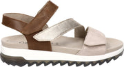 Gabor Florenz dames sandaal - Beige multi - Maat 38