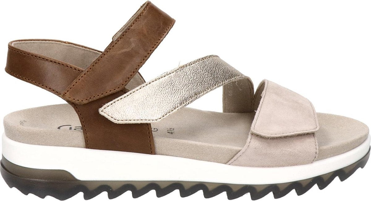 Gabor Florenz dames sandaal - Beige multi - Maat 38
