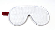 Vagabond Luxe Slaapmasker - Fluweelzacht - Wit/Rood