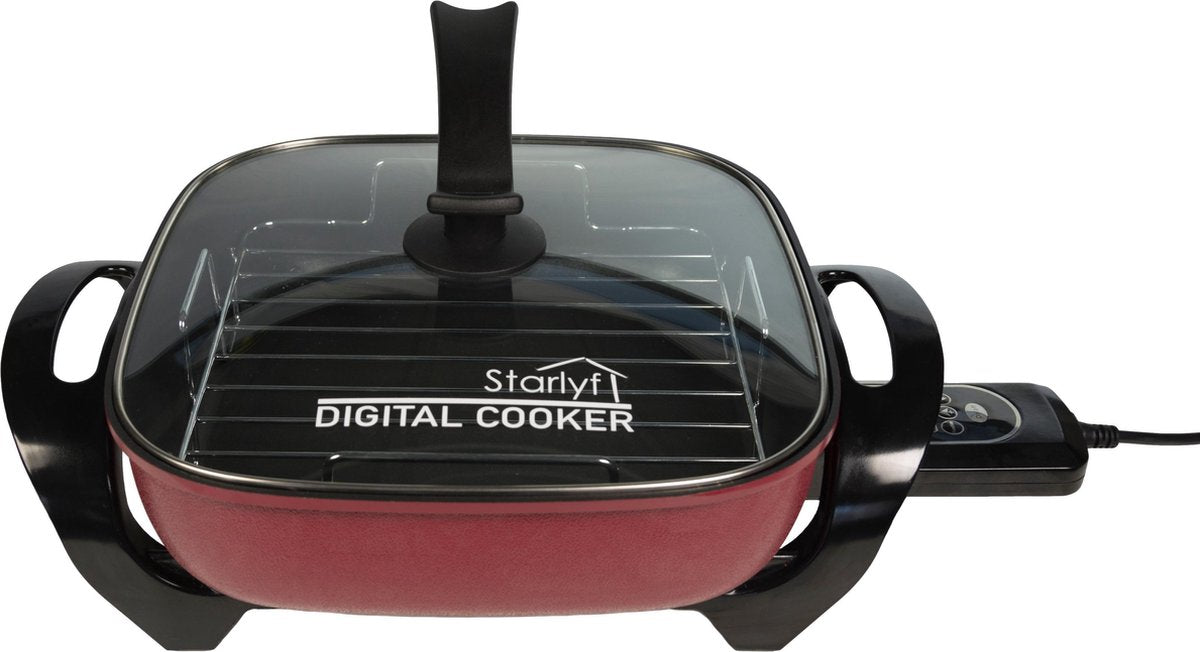 Hapjespan - Digital Cooker - elektrische kookpan 6-in-1