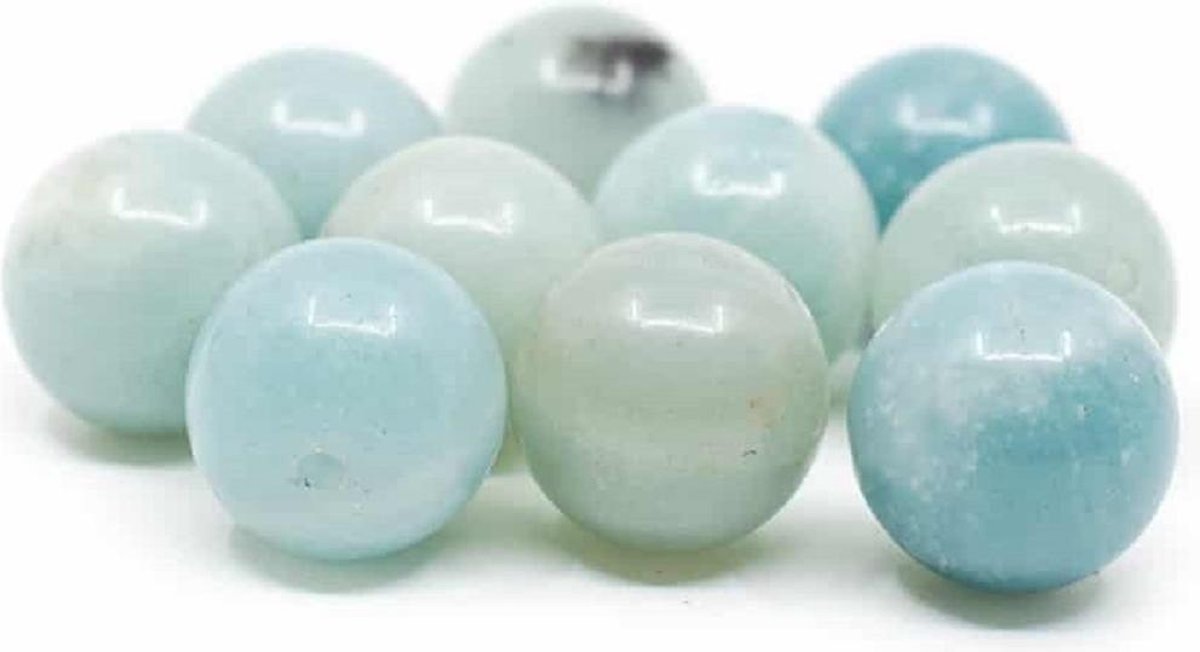 Edelsteen Losse Kralen Amazoniet – 10 stuks (12 mm)