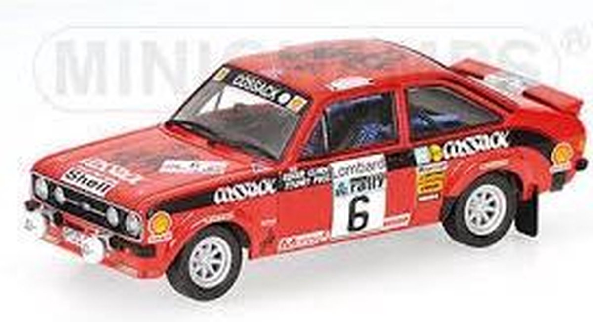 Ford Escort II RS1800 "Cossack" Winners RAC Rally 1976 #6 Limited 630 pcs. 1:18 Minichamps Limited 630 Pieces