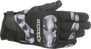 Alpinestars C-30 Drystar  Black Camouflage Motorcycle Gloves L