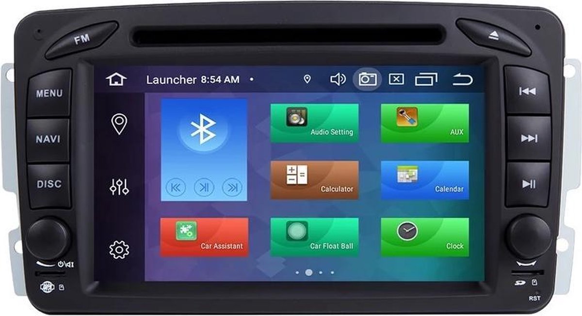 Mercedes Benz ingebouwde CarPlay C klasse CLC Klasse CLK klasse G Klasse Android 10 navigatie en multimediasysteem 2GB+32GB Bluetooth USB WiFi DVD Speler