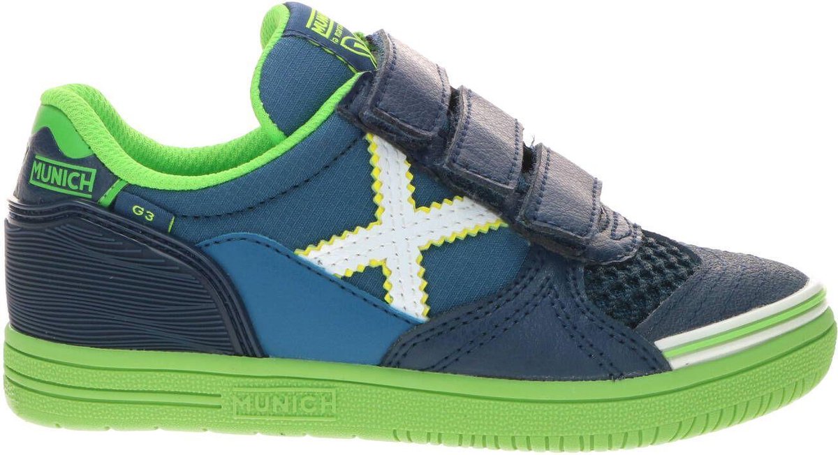 Munich jongens sneakers - Blauw - Maat 38