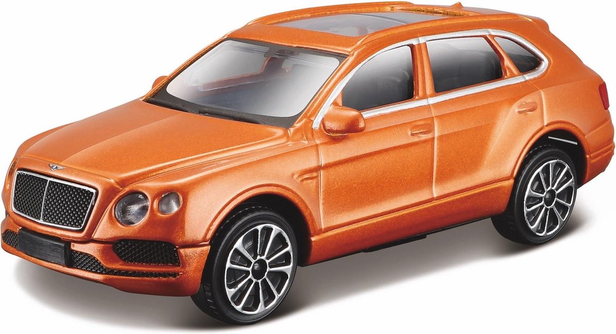 Bburago BENTLEY BENTAYGA oranje schaalmodel 1:43