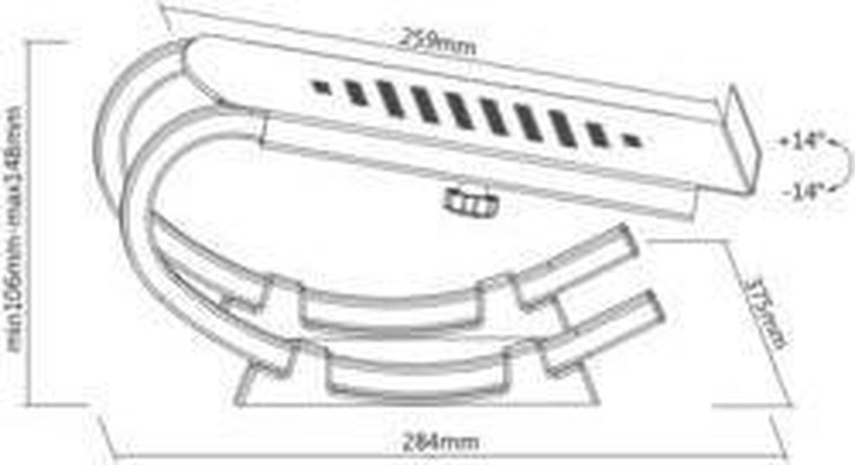 My Wall HT6L Laptopstandaard In hoogte verstelbaar