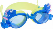 Free And Easy Duikbril Junior Vis One Size Blauw