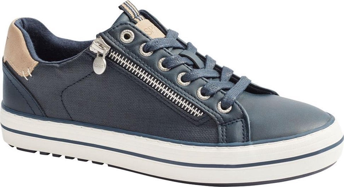 Esprit Dames Blauwe sneaker sierrits - Maat 42