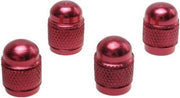 Ventieldopje rood rond 4 stuks