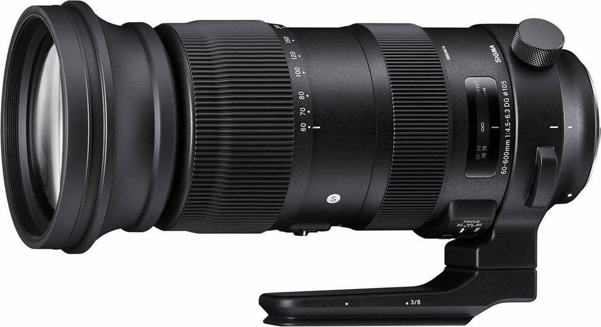 Sigma 60-600mm F4.5-6.3 DG OS HSM S SLR Telelens voor Canon EF