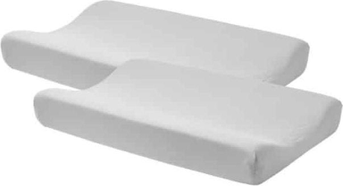 Meyco aankleedkussenhoes basic jersey - 2-pack - lichtgrijs