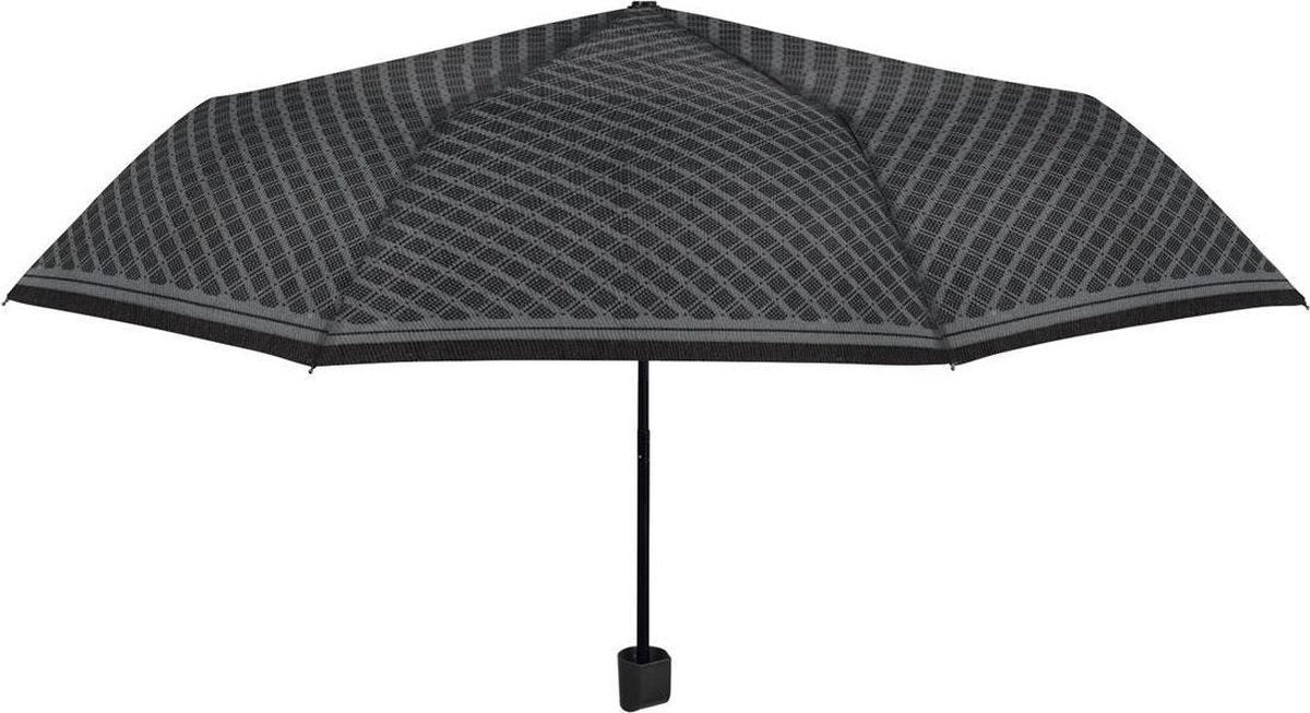 Perletti Mini-paraplu New Basic Heren 96 Cm Handmatig Grijs