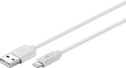 Goobay 40909 mobiele telefoonkabel USB-A 2.0 Lightning 8-pin Wit 3 m