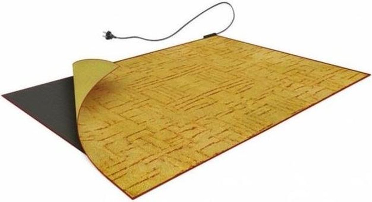 VH Tapijtverwarming - direct onder vloerkleed of tapijt te plaatsen 	  180 x 280 cm (600 Watt)