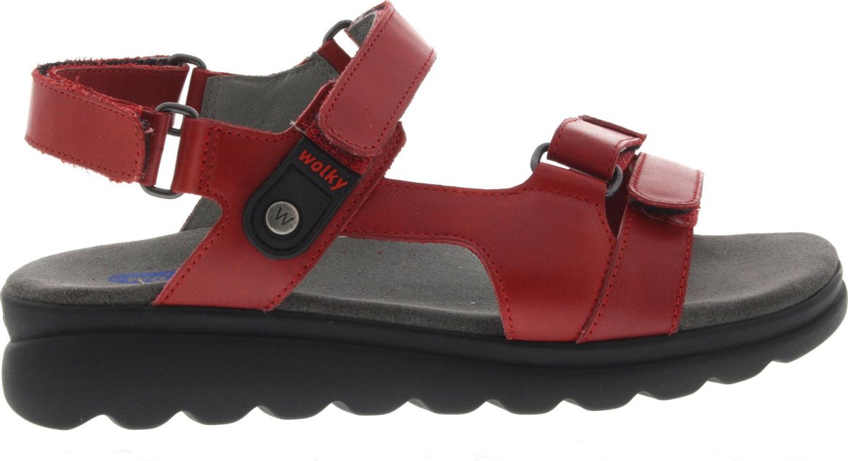 Wolky Dames Sandaal Mile 0152550-500 Rood - Maat 38