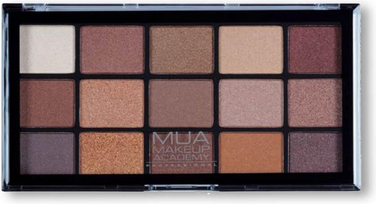 MUA 15 Shade Oogschaduw Palette - Au-Naturel