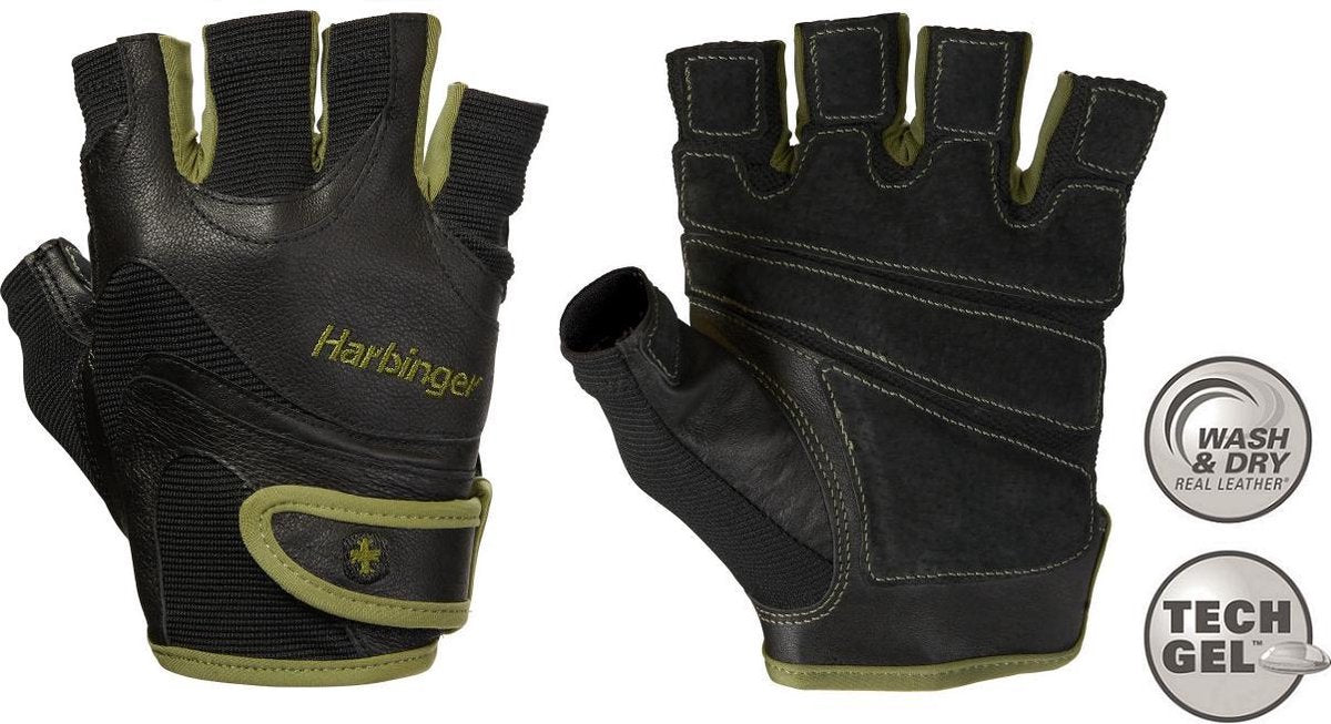 Harbinger Men's FlexFit Wash & Dry Fitness Handschoenen - Maat S